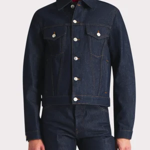 VESTE TRUCKER EN DENIM DE COTON - INDIGO
