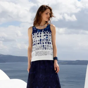 LE DÉBARDEUR EN JERSEY | SE PERDRE DANS LE BLEU