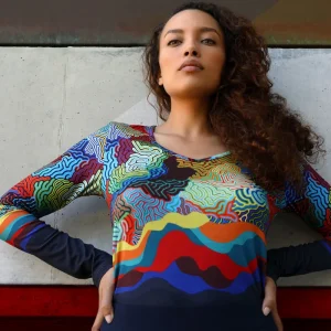 TOP COL V MANCHES LONGUES | UTOPIA