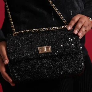 Sac Sequins Noir