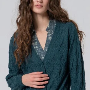 Cardigan Maille Torsadée - Surkana