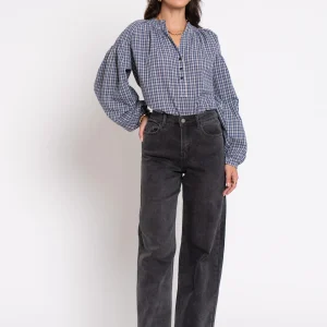 Jean Coupe Large Gris