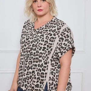 Tee-shirt Léopard Chic - TU du 44 au 50