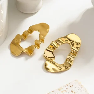 Boucles Dorées Abstraites