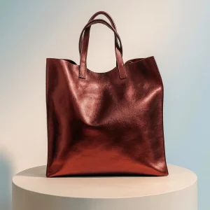 Cabas Cuir Métallisé