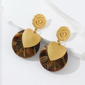 Boucles Brunes Marbrées