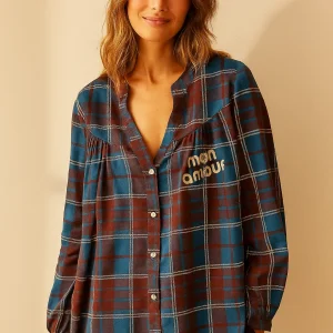 Chemise Rayée Carreaux Vintage