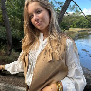 Gilet Franges Bohème
