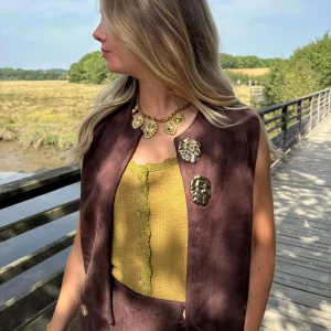 Gilet effet Daim Chic