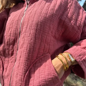 Veste Zippée Oversize