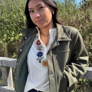 Veste en Suédine Casual