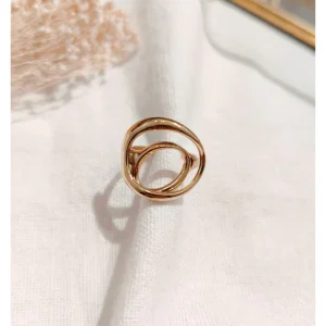 Bague Cercles Dorés