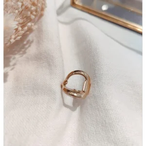 Bague Boucle Dorée