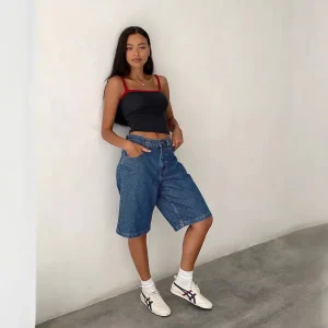 Le Bermuda Denim Streetwear Coupe Loose