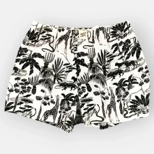 Men's Boxer Shorts - Mono Safari Black