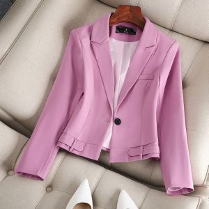 Blazer court femme chic