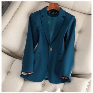 Blazer femme marine chic