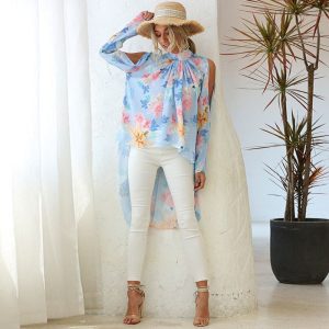 Blouse asymétrique boheme