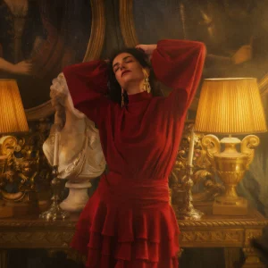 Blouse en Soie Bordeaux