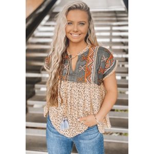 Blouse hippie chic femme