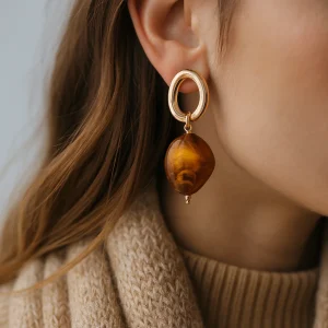 Boucles Galet Résine