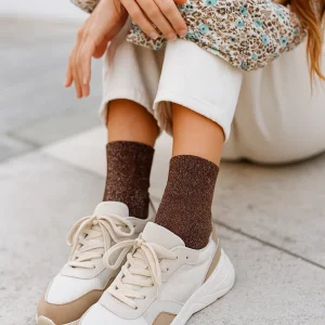 Chausettes Paillettées Unies