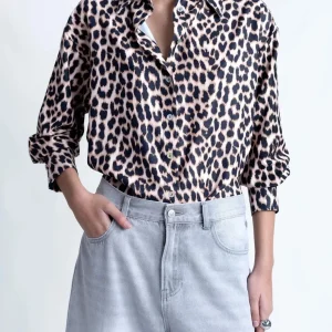 Chemise Longue Imprimé Léopard