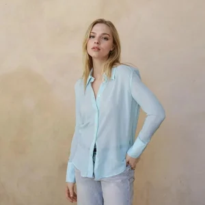 Chemise Transparente Pour Femme - Élégante, Fluide Et Confortable, Idéale Pour Toutes Les Occasions