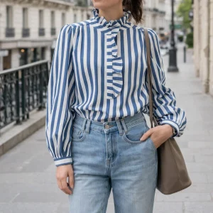 Chemise Rayures Bleues