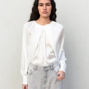 Blouse satin élégante style chic