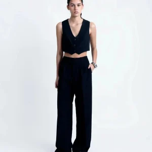 Gilet Costume Femme Court Tendance – Polyvalent Pour Toutes Les Occasions Chic