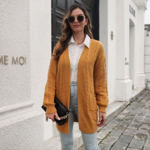 Gilet long femme chic