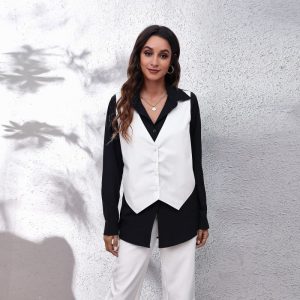 Gilet sans manche chic femme