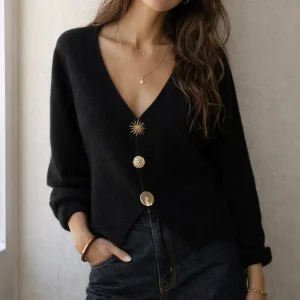 Gilet Boutons Vintage