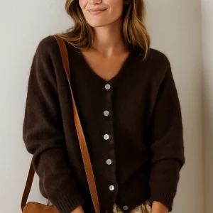 Gilet en Laine Mélangée