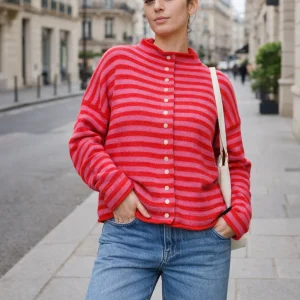 Gilet Rayures Colorées