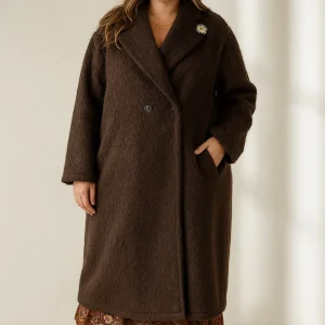 Manteau Duveteux Oversize - Du 44 au 50