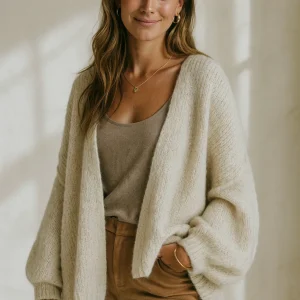 Gilet Maille Oversize