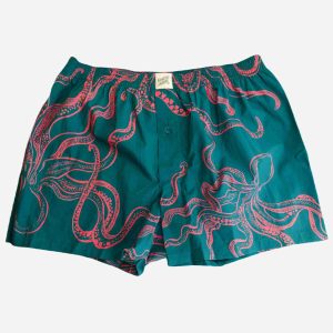 Men's Boxer Shorts - Octopus Pink