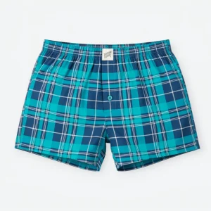 Men's Boxer Shorts - Billy Navy Green