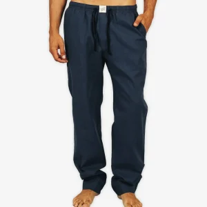 Men's Linen Pants - Linen Charcoal