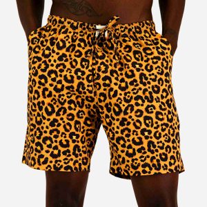 Leopard Print Shorts - Leopard Skin