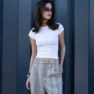 Tee-shirt blanc fluide