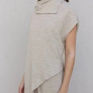 Pantalon en maille jambes larges