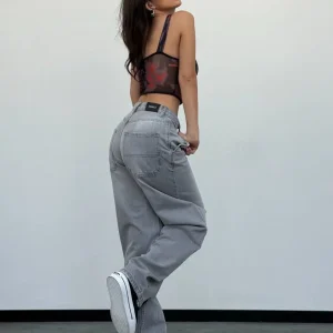 JEANS LARGE TAILLE HAUTE