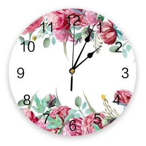 Horloge Fleurie  Moderne Design