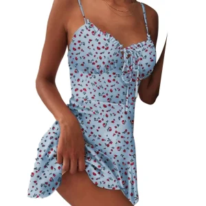 Robe Fleurie  Pétale de rose Bleue