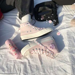 Chaussure Fleurie  Cartoon