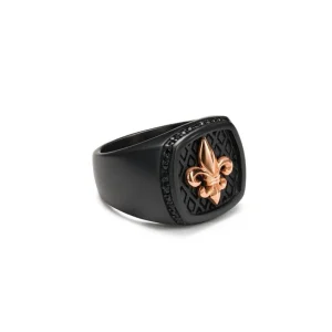Bague Fleur  Royal (Acier)