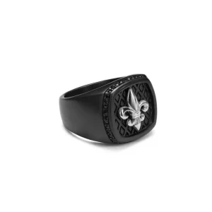 Bague Fleur  Royal Argent (Acier)